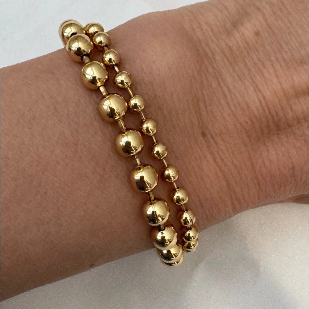 Alexa Leigh Layered Ball Chain Bracelet - Picture 8 of 10